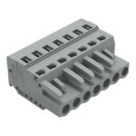 Gniazdo 1-przewodowe, CAGE CLAMP®, 2,5 mm2, raster 5 mm, 7-biegunowe 2,50 mm2, szary