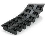 Wtyk THR, pin lutowniczy 1,0 x 1,0 mm, konstrukcja prosta, w rolce, raster 5 mm, 6-biegunowe czarny