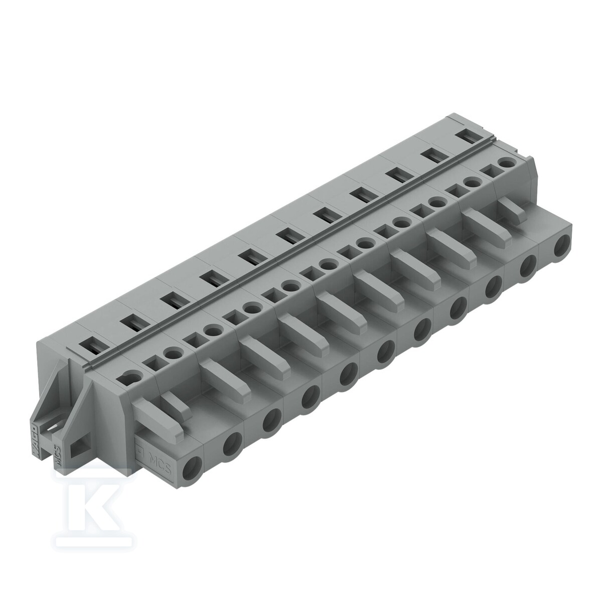 Gniazdo 1-przewodowe, CAGE CLAMP®, 2,5 - 231-211/031-000