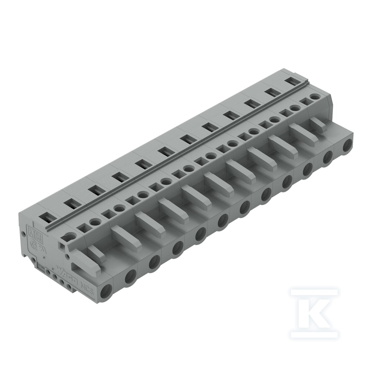 Gniazdo 1-przewodowe, CAGE CLAMP®, 2,5 - 231-212/026-000
