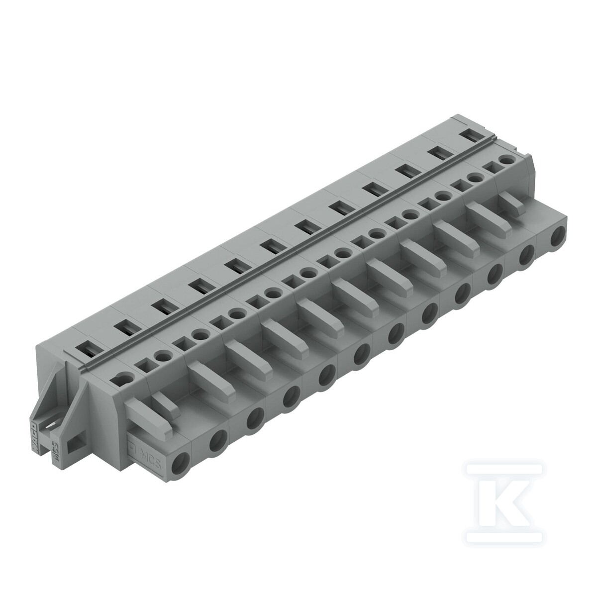 Gniazdo 1-przewodowe, CAGE CLAMP®, 2,5 - 231-212/031-000
