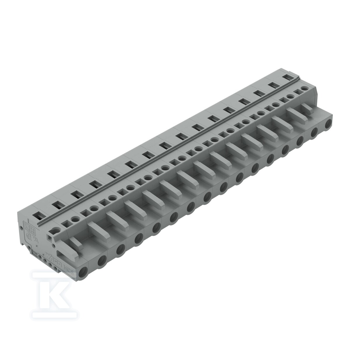 Gniazdo 1-przewodowe, CAGE CLAMP®, 2,5 - 231-216/026-000