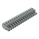 Gniazdo 1-przewodowe, CAGE CLAMP®, 2,5 mm2, raster 7,5 mm, 16-biegunowe 2,50 mm2, szary