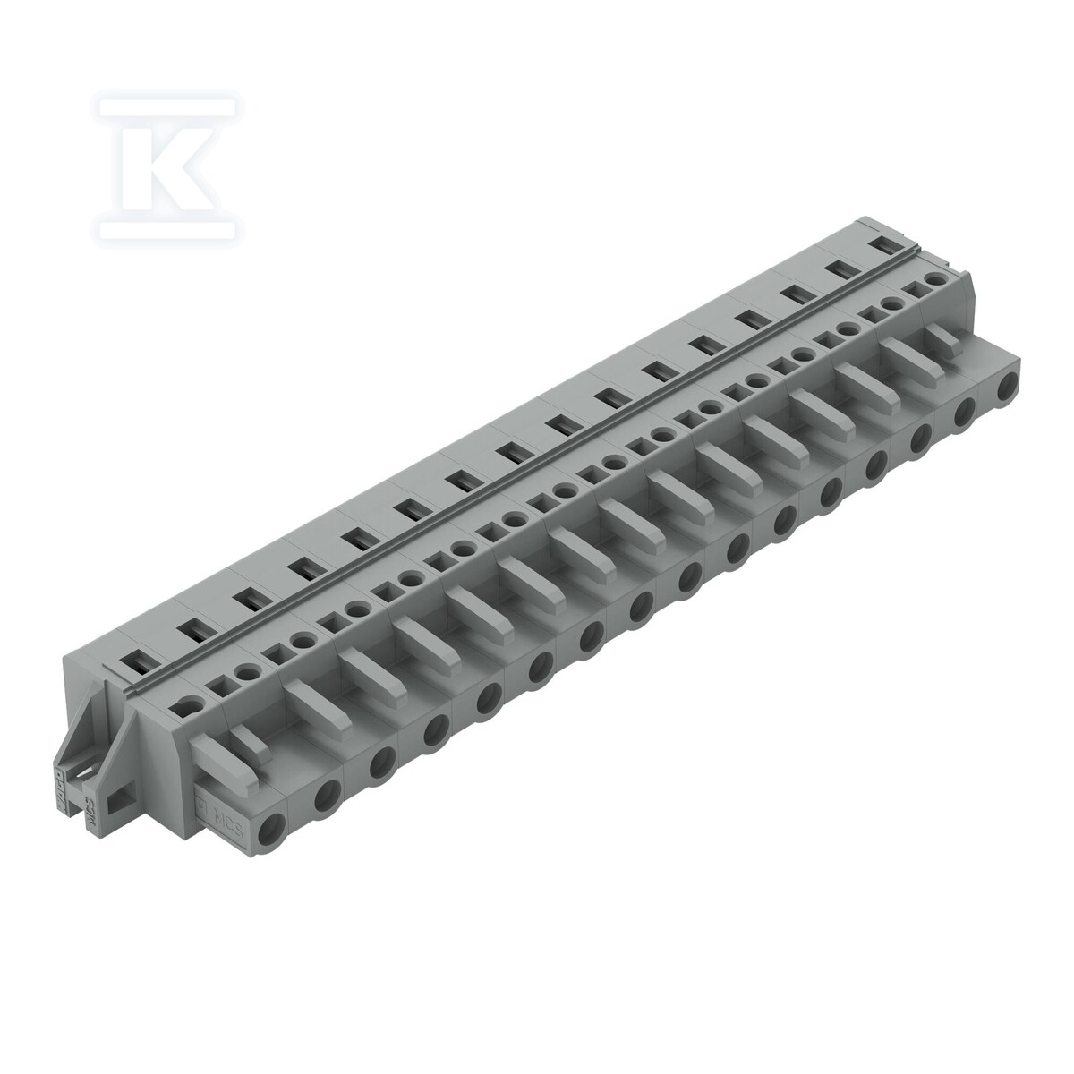Gniazdo 1-przewodowe, CAGE CLAMP®, 2,5 - 231-216/031-000
