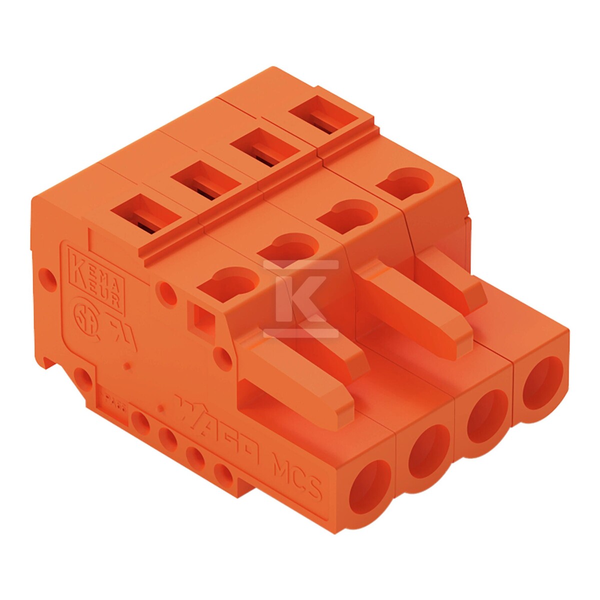 Gniazdo 1-przewodowe, CAGE CLAMP®, 2,5 - 231-304/102-000