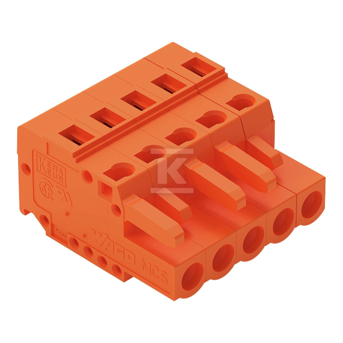 Gniazdo 1-przewodowe, CAGE CLAMP®, 2,5 - 231-305/102-000