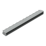 Wtyk THT, pin lutowniczy 1,0 x 1,0 mm, konstrukcja kątowa, raster 5 mm, 22-biegunowe szary