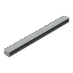 Wtyk THT, pin lutowniczy 1,0 x 1,0 mm, konstrukcja kątowa, raster 5 mm, 23-biegunowe szary