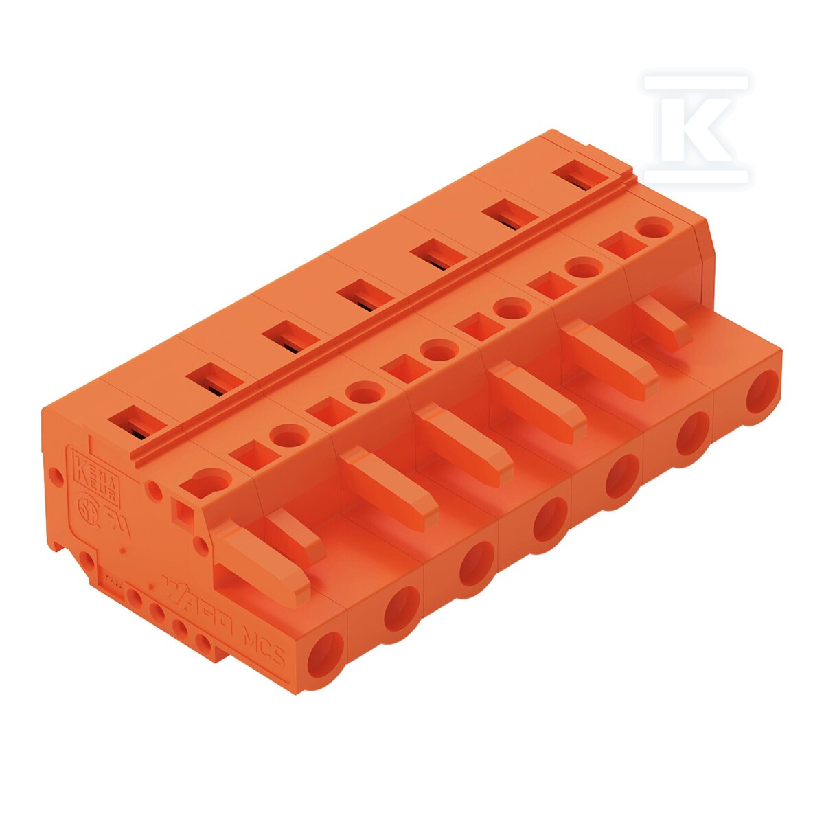 Gniazdo 1-przewodowe, CAGE CLAMP®, 2,5 - 231-707/026-000