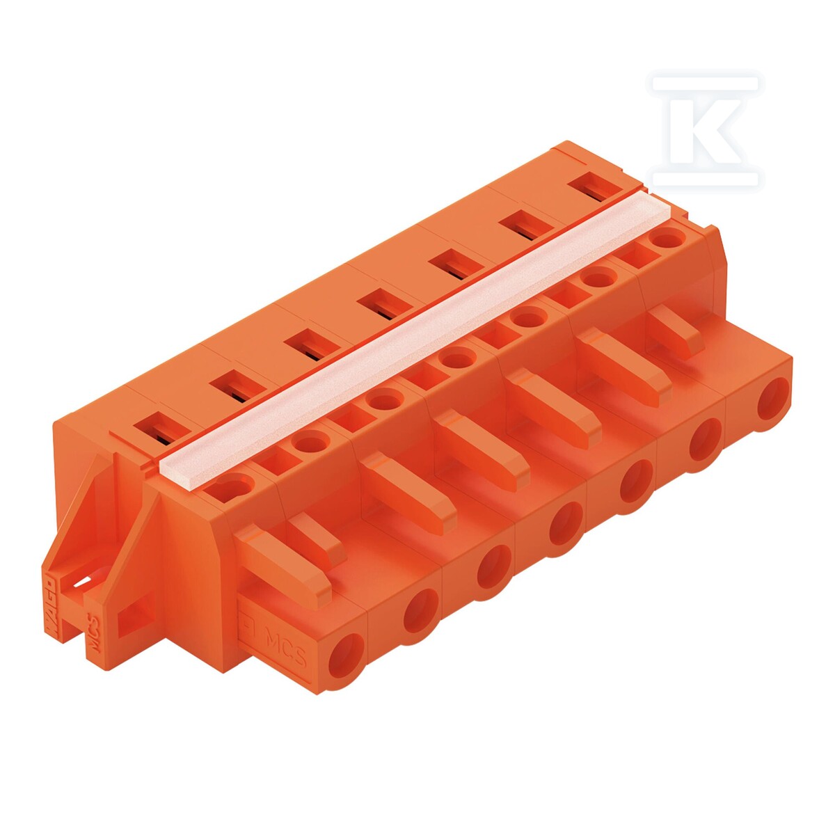 Gniazdo 1-przewodowe, CAGE CLAMP®, 2,5 - 231-707/027-000