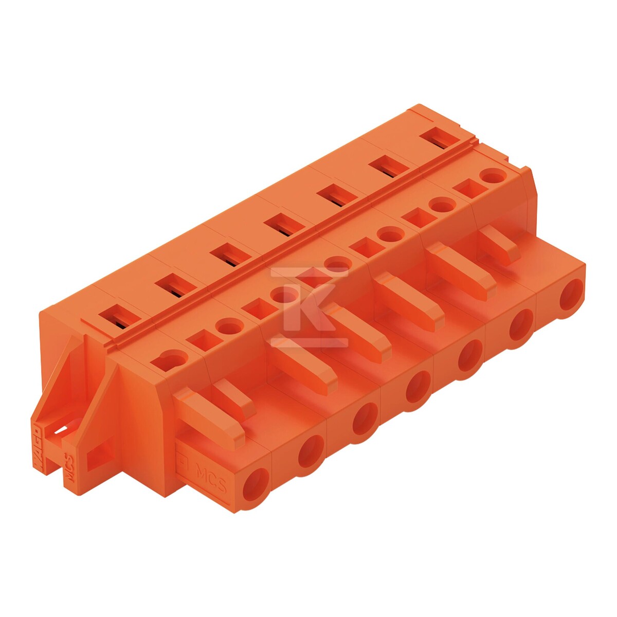 Gniazdo 1-przewodowe, CAGE CLAMP®, 2,5 - 231-707/031-000