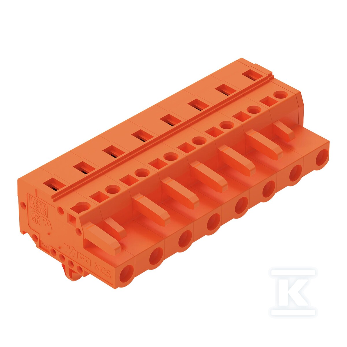 Gniazdo 1-przewodowe, CAGE CLAMP®, 2,5 - 231-708/008-000