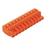 Gniazdo 1-przewodowe, CAGE CLAMP®, 2,5 mm2, raster 7,62 mm, 11-biegunowe 2,50 mm2, pomarańczowy