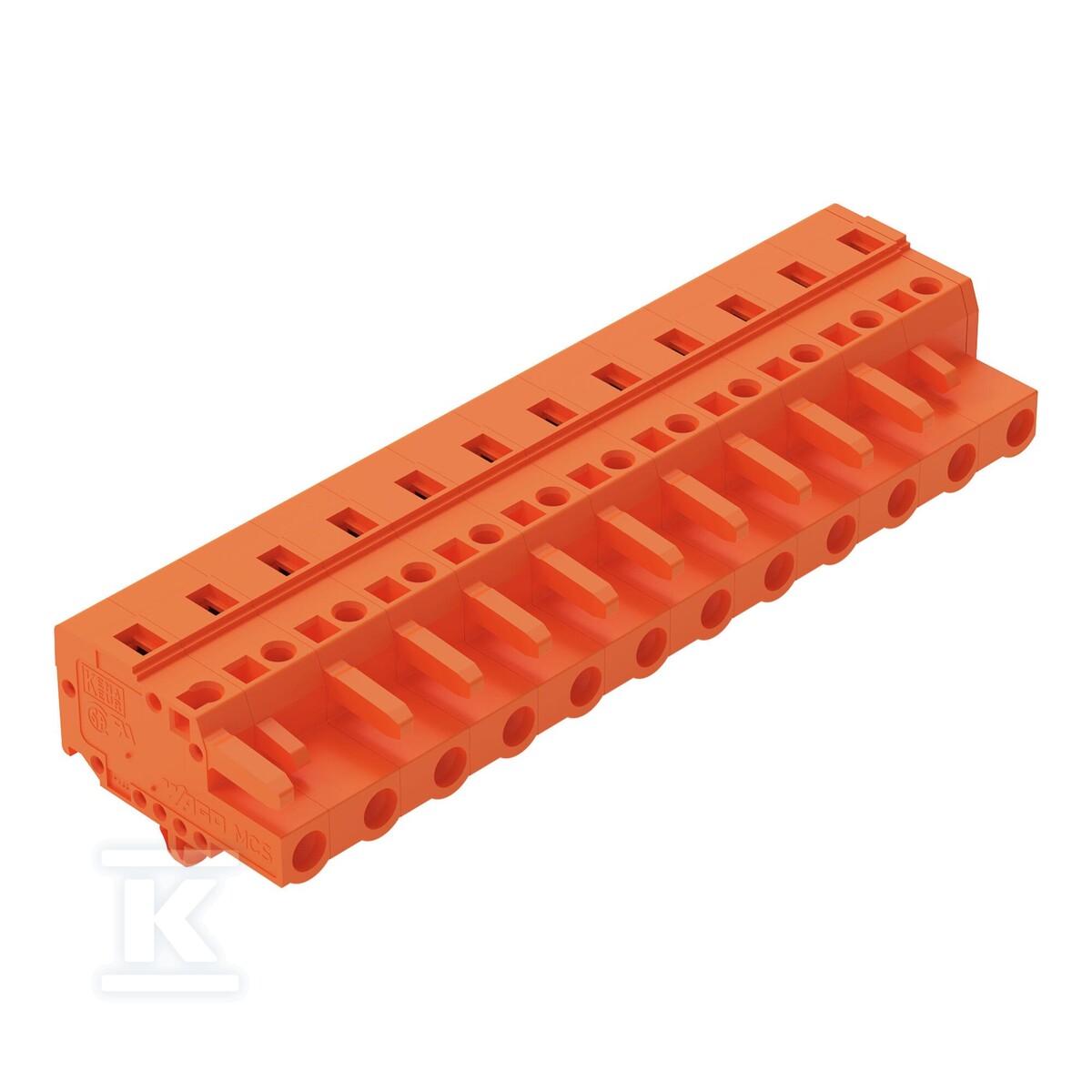 Gniazdo 1-przewodowe, CAGE CLAMP®, 2,5 - 231-712/008-000