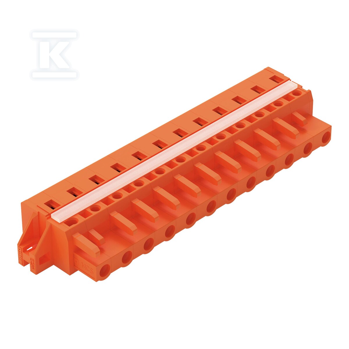 Gniazdo 1-przewodowe, CAGE CLAMP®, 2,5 - 231-712/027-000