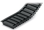 Wtyk THR, pin lutowniczy 1,0 x 1,0 mm, konstrukcja kątowa, w rolce, raster 7,5 mm, 3-biegunowe czarny
