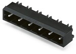 Wtyk THR, pin lutowniczy 1,2 x 1,2 mm, konstrukcja kątowa, raster 7,5 mm, 6-biegunowe czarny