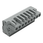 Gniazdo 1-przewodowe kątowe, CAGE CLAMP®, 2,5 mm2, raster 5 mm, 9-biegunowe 2,50 mm2, szary