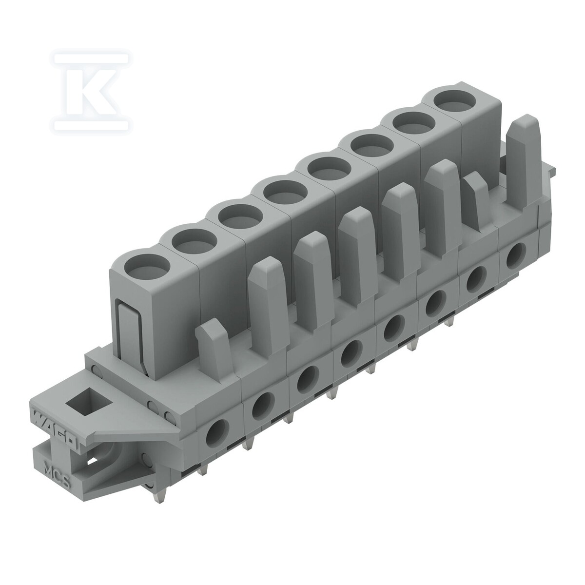 Gniazdo THT, konstrukcja prosta, raster - 232-138/031-000