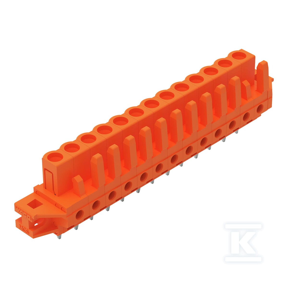 Gniazdo THT, konstrukcja prosta, raster - 232-173/031-000