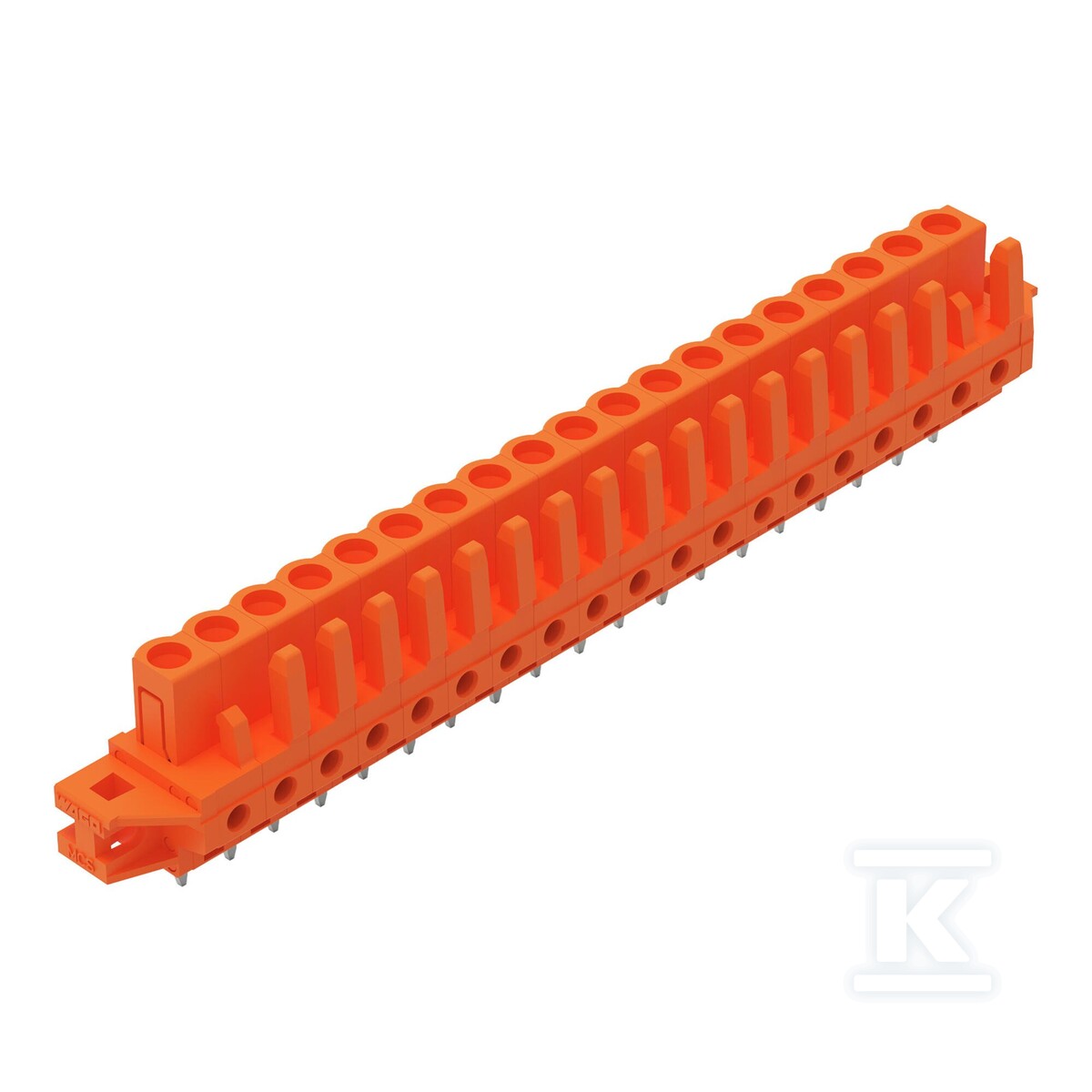 Gniazdo THT, konstrukcja prosta, raster - 232-179/031-000