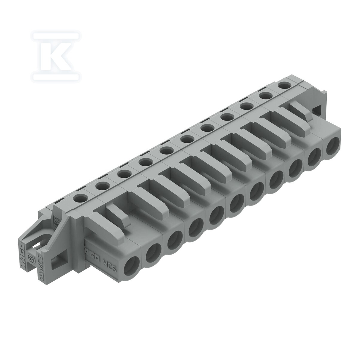 Gniazdo THT, konstrukcja kątowa, raster - 232-241/031-000