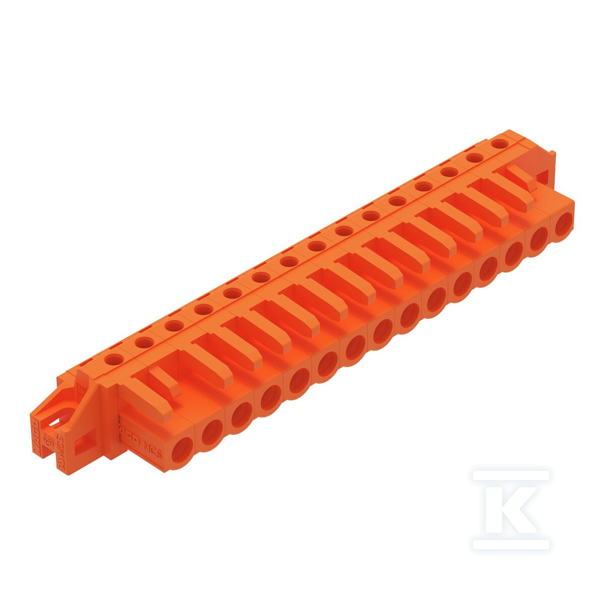 Gniazdo THT, konstrukcja kątowa, raster - 232-275/031-000