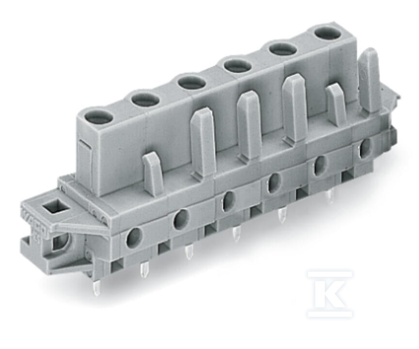 Gniazdo THT, konstrukcja prosta, raster - 232-741/031-000