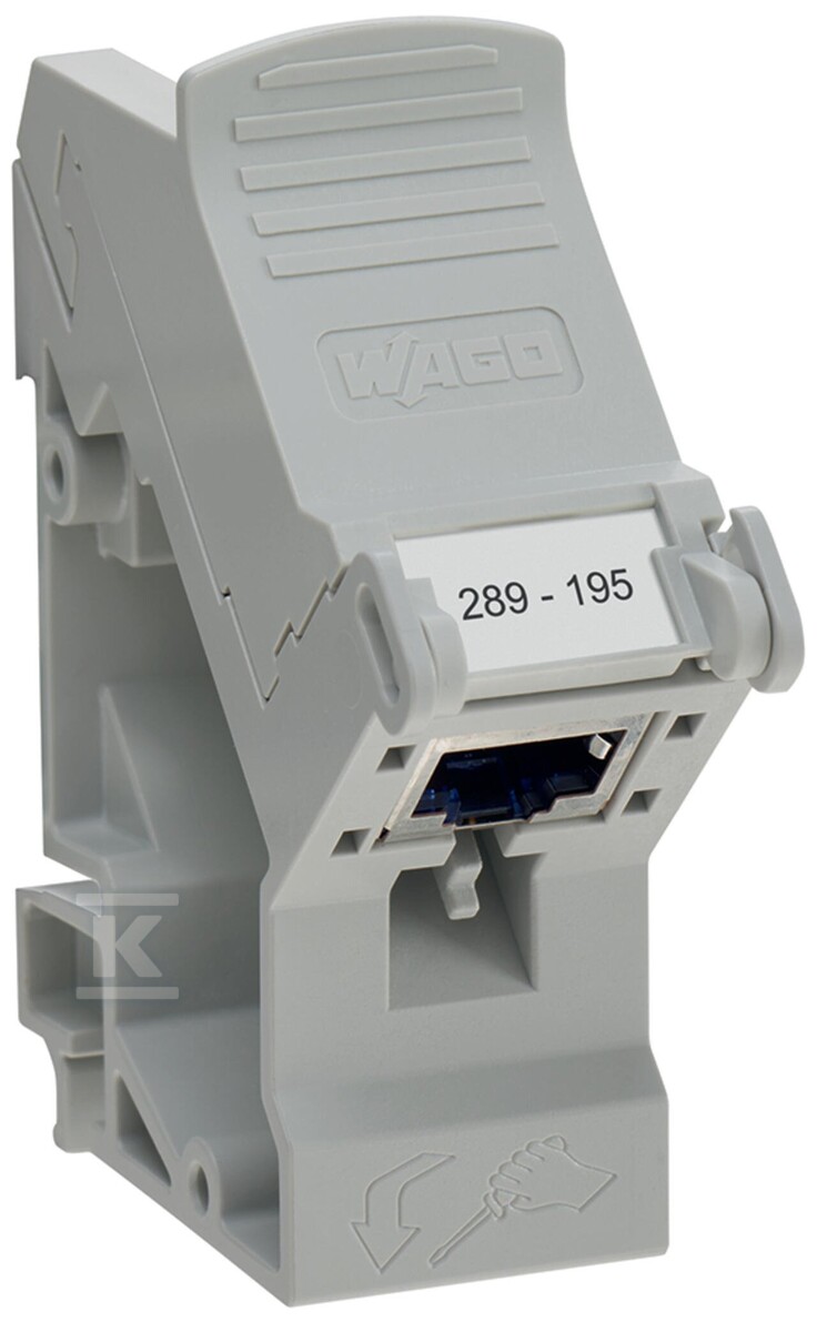 Moduł przejściowy, RJ-45, zacisk - 289-195