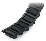 Wtyk THR 2-rzędowy, pin lutowniczy 0,8 x 0,8 mm, konstrukcja kątowa, 100% ochrona przed błędnym połączeniem, w rolce, raster 3,5 mm, 22-biegunowe czarny
