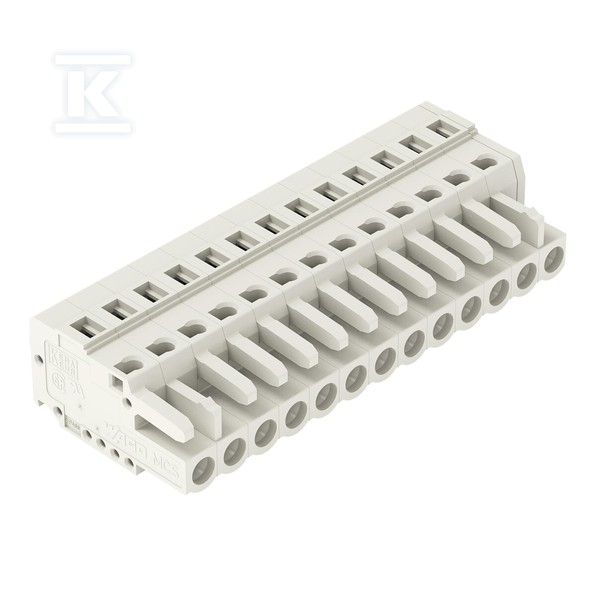 Gniazdo 1-przewodowe, CAGE CLAMP®, 2,5 - 721-113/026-000