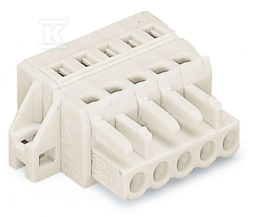 Gniazdo 1-przewodowe, CAGE CLAMP®, 2,5 - 721-114/031-000