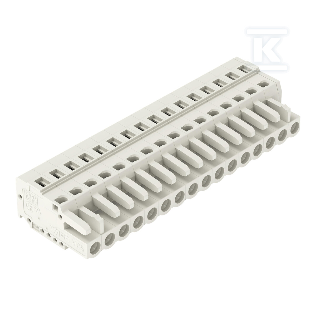 Gniazdo 1-przewodowe, CAGE CLAMP®, 2,5 - 721-116/026-000