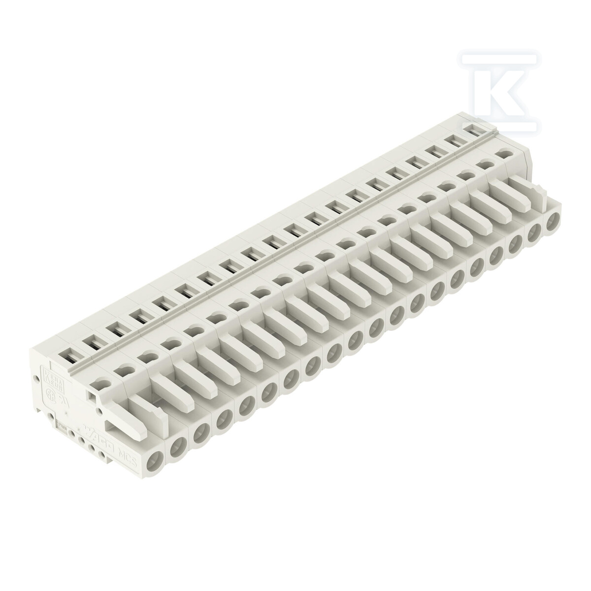 Gniazdo 1-przewodowe, CAGE CLAMP®, 2,5 - 721-120/026-000