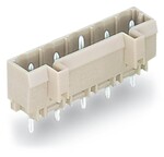 Wtyk THT, pin lutowniczy 1,0 x 1,0 mm, konstrukcja prosta, 100% ochrona przed błędnym połączeniem, raster 7,5 mm, 2-biegunowe jasnoszary