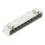 Wtyk THT, pin lutowniczy 1,0 x 1,0 mm, konstrukcja kątowa, 100% ochrona przed błędnym połączeniem, raster 5 mm, 10-biegunowe jasnoszary