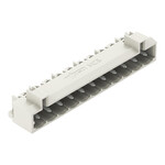 Wtyk THT, pin lutowniczy 1,0 x 1,0 mm, konstrukcja kątowa, 100% ochrona przed błędnym połączeniem, raster 5 mm, 11-biegunowe jasnoszary