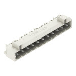 Wtyk THT, pin lutowniczy 1,2 x 1,2 mm, konstrukcja kątowa, 100% ochrona przed błędnym połączeniem, raster 5 mm, 11-biegunowe jasnoszary