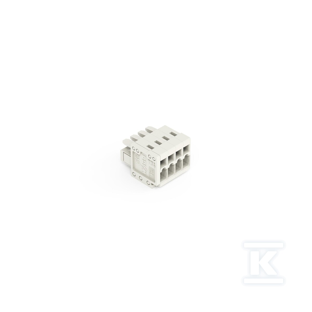 Gniazdo 1-przewodowe, CAGE CLAMP®, 1,5 - 734-104