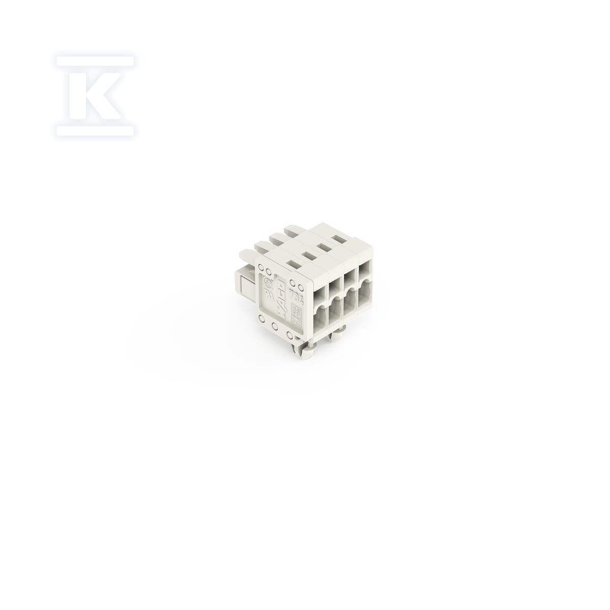 Gniazdo 1-przewodowe, CAGE CLAMP®, 1,5 - 734-104/008-000