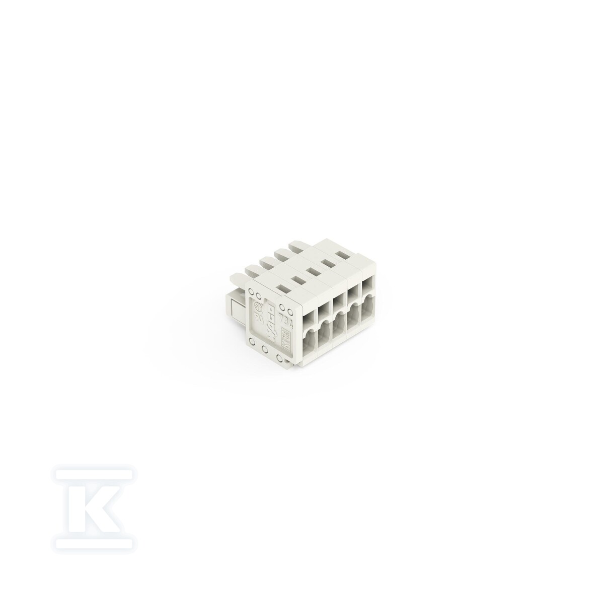 Gniazdo 1-przewodowe, CAGE CLAMP®, 1,5 - 734-105