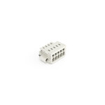 Gniazdo 1-przewodowe, CAGE CLAMP®, 1,5 mm2, raster 3,5 mm, 5-biegunowe 100% ochrona przed błędnym połączeniem, śrubowy uchwyt montażowy, 1,50 mm2, jasnoszary