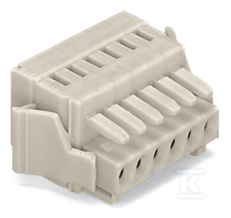 Gniazdo 1-przewodowe, CAGE CLAMP®, 1,5 - 734-106/037-000