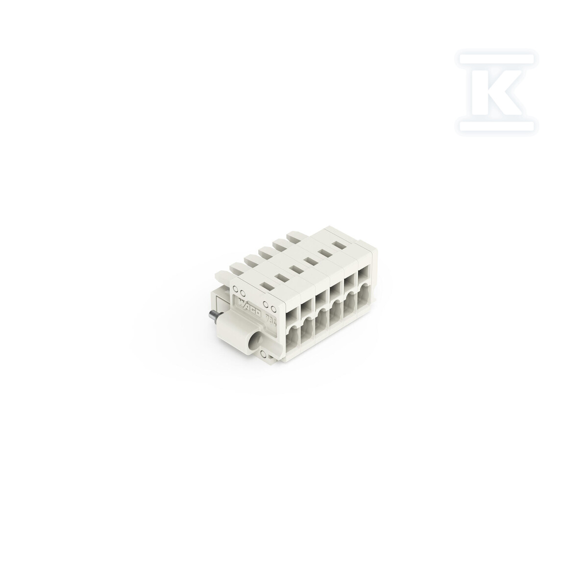 Gniazdo 1-przewodowe, CAGE CLAMP®, 1,5 - 734-106/107-000