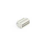 Gniazdo 1-przewodowe, CAGE CLAMP®, 1,5 mm2, raster 3,5 mm, 7-biegunowe 100% ochrona przed błędnym połączeniem, 1,50 mm2, jasnoszary