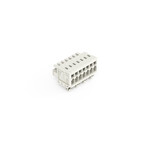 Gniazdo 1-przewodowe, CAGE CLAMP®, 1,5 mm2, raster 3,5 mm, 7-biegunowe 100% ochrona przed błędnym połączeniem, stopki zatrzaskowe, 1,50 mm2, jasnoszary
