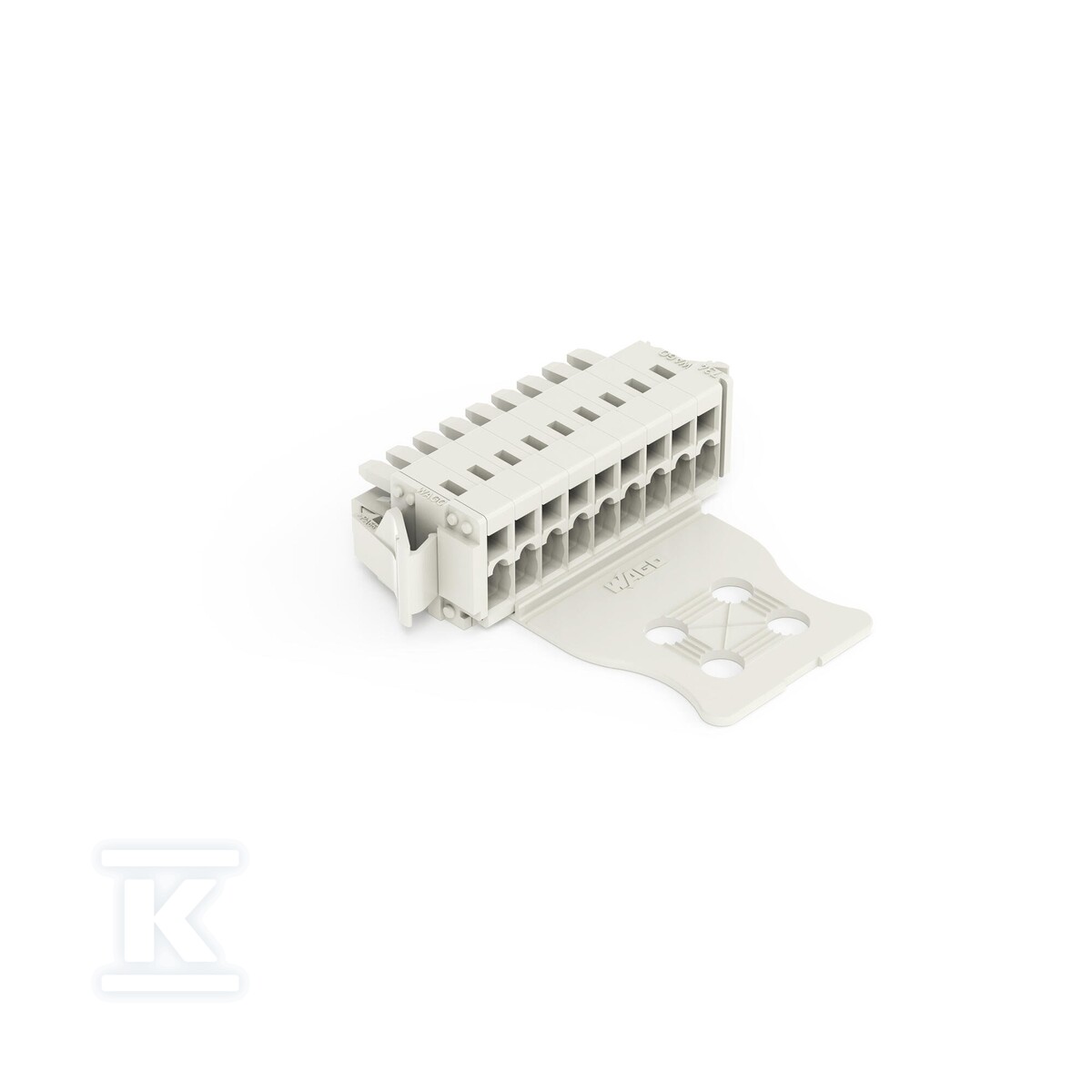 Gniazdo 1-przewodowe, CAGE CLAMP®, 1,5 - 734-107/037-000