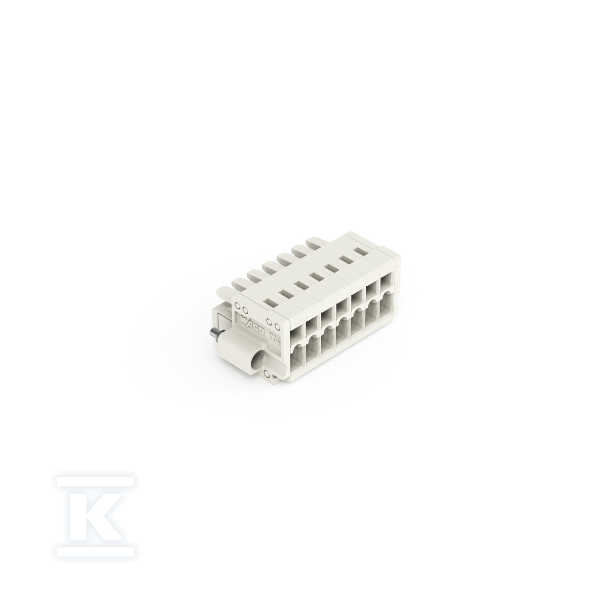 Gniazdo 1-przewodowe, CAGE CLAMP®, 1,5 - 734-107/107-000