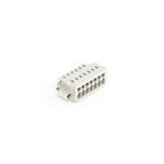 Gniazdo 1-przewodowe, CAGE CLAMP®, 1,5 mm2, raster 3,5 mm, 7-biegunowe 100% ochrona przed błędnym połączeniem, śrubowy uchwyt montażowy, 1,50 mm2, jasnoszary