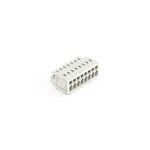 Gniazdo 1-przewodowe, CAGE CLAMP®, 1,5 mm2, raster 3,5 mm, 8-biegunowe 100% ochrona przed błędnym połączeniem, 1,50 mm2, jasnoszary